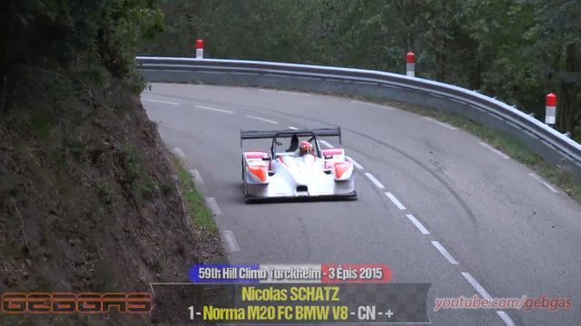 Norma M20 FC BMW V8 - Nicolas SCHATZ - HILL CLIMB - 2015 - Turckheim-Trois Epis смотреть онлайн