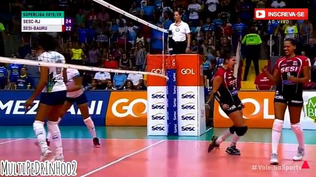 TOQUE DE CLASSE| Momentos De Brilho Da Levantadora Dani Lins 19\20