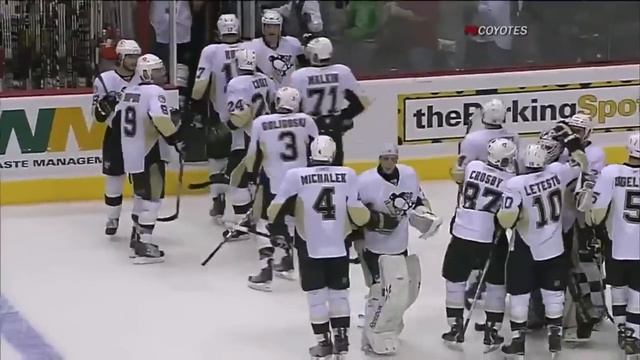 11-06-2010 - Penguins Vs Coyotes - Mark Letestu Shootout Goal And Pens Celebration