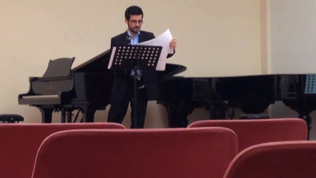 Francesco Bertuccio plays Valentino Bucchi: concerto per clarinetto Solo смотреть онлайн