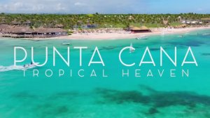 PUNTA CANA 4K DRONE FOOTAGE (ULTRA HD) - Dominican Republic Beautiful Scenery Footage UHD