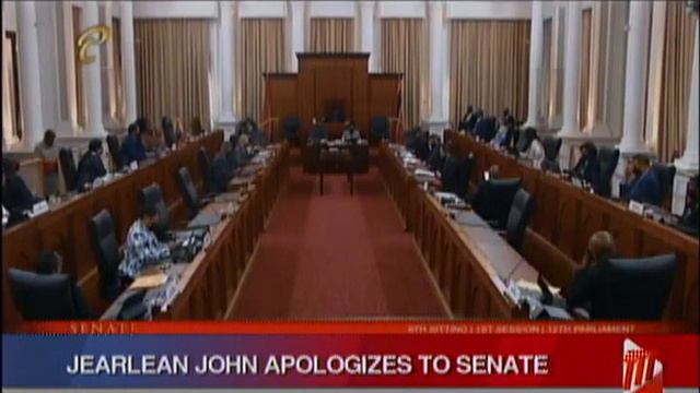 Jearlean John Apologises To Senate смотреть онлайн