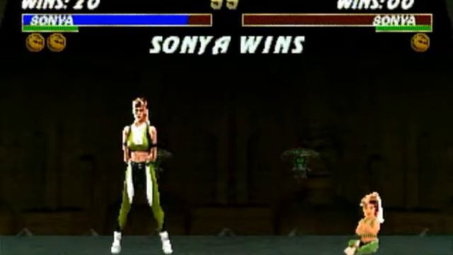 Ultimate Mortal Kombat 3 - Saturn - Sonya - Babality смотреть онлайн