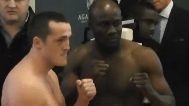 денис Лебедев Vs Кокс Cox Vs Lebedev Weigh In