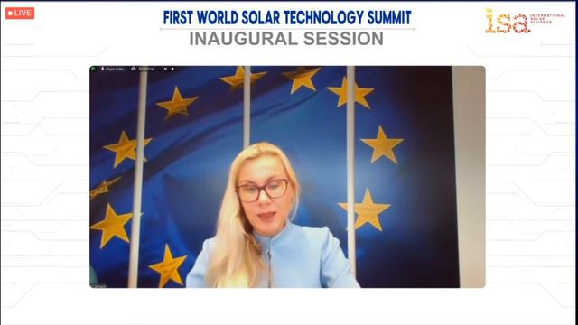 Kadri Simson commissaire à l'énergie de l'UE au sommet ISA 2020 смотреть онлайн