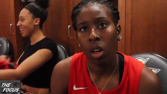 WNBA Playoffs- Washington Mystics vs LA Sparks - Ariel Atkins Post game смотреть онлайн