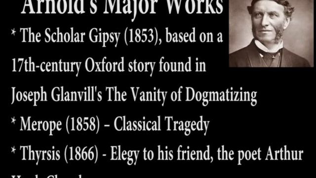 Matthew Arnold - Biography | NTA UGC NET English Preparation