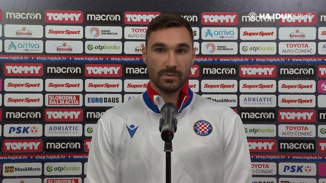 Marco Fossati Uoči Hajduk - Dinamo