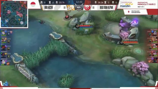 XINN IS BACK!!! RRQ VS BTR || MATCH 1 MPL ID  S6 WEEK 7