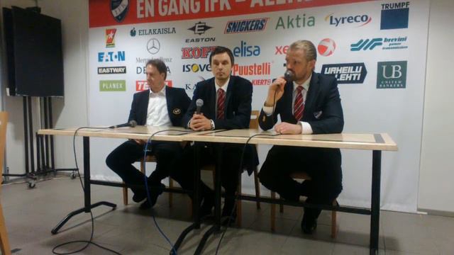 Lehdistötilaisuus IFK-Kärpät 28.1.2012 смотреть онлайн