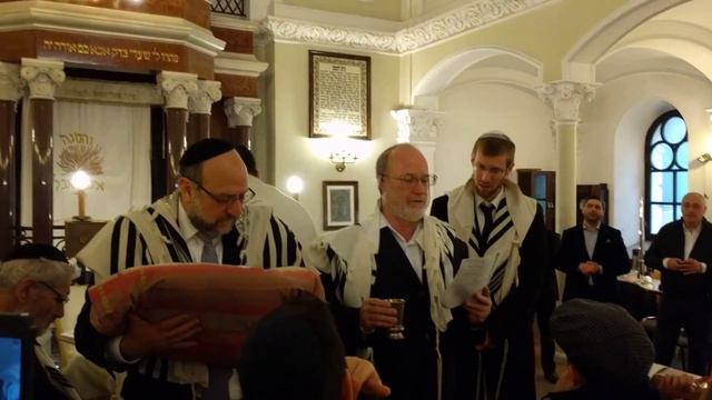 Brit of Yehuda Meir Haim Bloom, blessings and naming смотреть онлайн