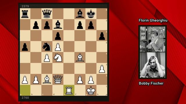Bobby Fischer Vs Florin Gheorghiu 1970