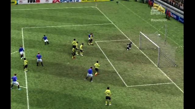 FIFA 08: Golazo de falta por la escuadra смотреть онлайн