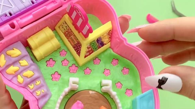 PIGGY COMPACT On the farm 2020 Big Pocket World Animal Set Modern Polly Pocket Collection ASMR Toy смотреть онлайн
