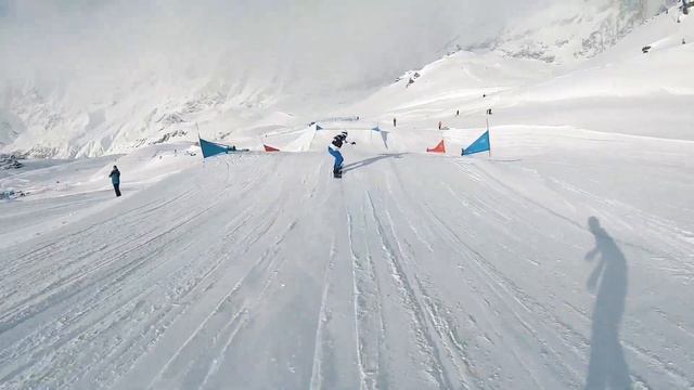 A training lap on the World Cup track in Italy with an Italian! смотреть онлайн