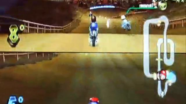 Mario Kart Wii Wi Fi (Corsa 4, online con Dragon98Quest) смотреть онлайн
