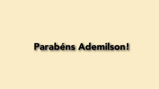 Música de aniversário com nome - Ademilson смотреть онлайн