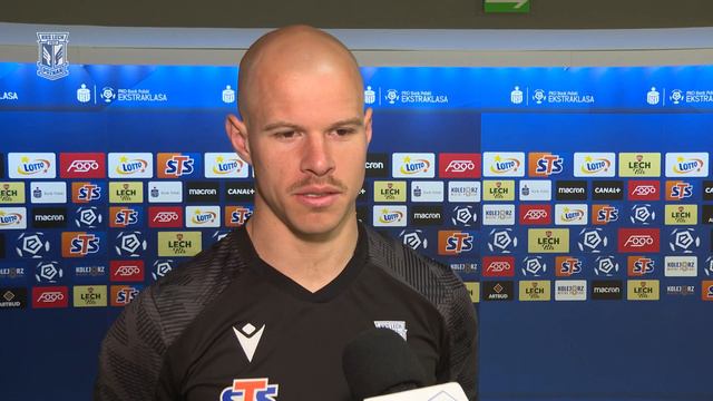KKS Lech Poznań: Filip Bednarek przed meczem z Cracovią смотреть онлайн
