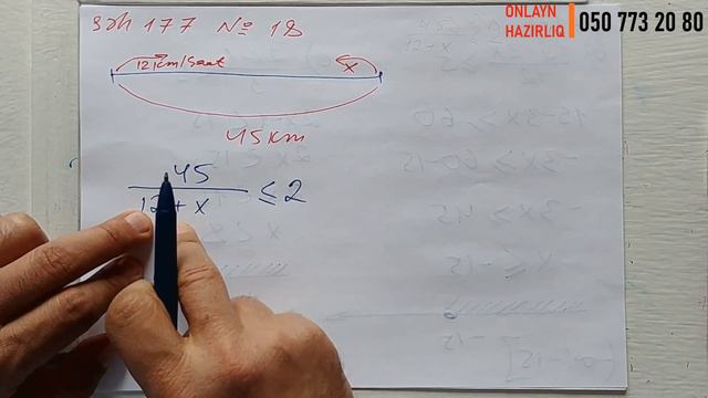 Riyaziyyat 8 ci sinif. seh 177-178. Bərabərsizliklərin həlli / dersimiz riyaziyyat смотреть онлайн