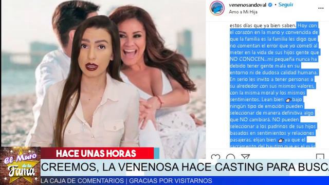 😱 𝗟𝗮 𝗩𝗲𝗻𝗲𝗻𝗼𝘀𝗮 𝗖𝗮𝗿𝗼𝗹𝗶𝗻𝗮 𝗦𝗮𝗻𝗱𝗼𝘃𝗮𝗹 REVELA HACE CASTING. Enterate Para Que Lo Hace смотреть онлайн