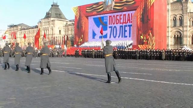 Торжественный марш кадетов района Марьино. смотреть онлайн