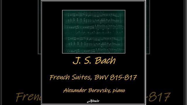 Frenchsuite NO. 5 In G Major, BWV 816: IV. Gavotte