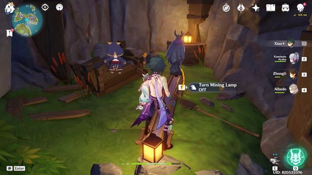 Turn Mining Lamp Off Puzzle Genshin Impact смотреть онлайн