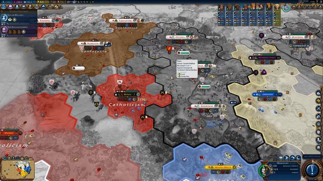 Civilization 6 / King difficulty / Canadian Empire - Part III смотреть онлайн