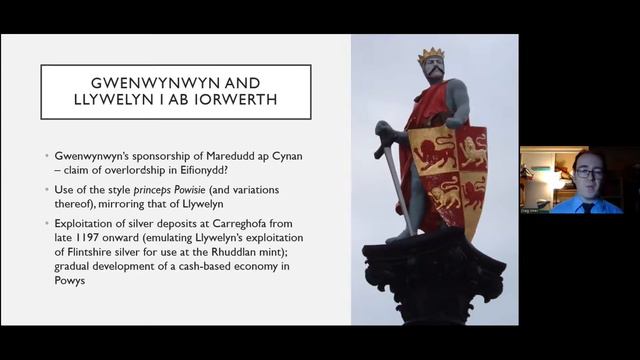 Dr Craig Owen Jones: 'Prince, Lord, Or Vassal?The Life Of Gwenwynwyn Ab Owain Cyfeiliog.