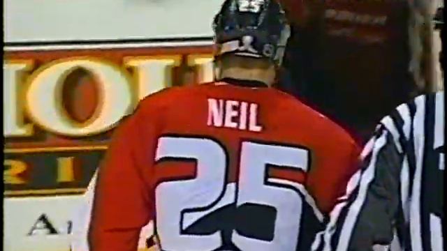 Chris Neil vs Grant Marshall смотреть онлайн
