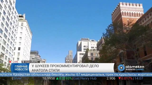 У. Шукеев прокомментировал дело анатола стати