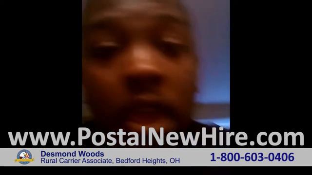 Desmond Woods - New RCA at the Burton, OH Post Office with Help from Postal Job Placement смотреть онлайн