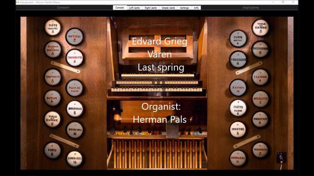 Edvard Grieg Last spring Cloister book 6 (Hauptwerk Oloron) смотреть онлайн