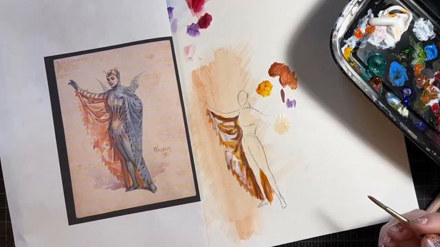 Acrylic demo: stylized silk смотреть онлайн