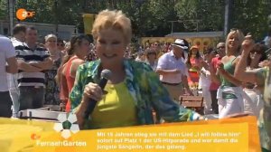 ZDF Fernsehgarten 07.07.2013 Medley von Peggy March
