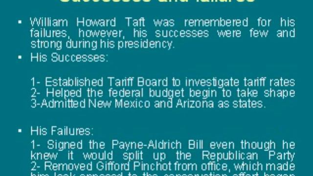 President William Taft. A Biography