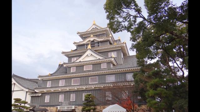 【観光】 岡山城 行ってきた 廊下門 (Okayama Castle 2014)【HD】 смотреть онлайн