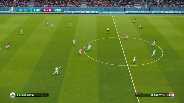 eFootball PES 2020 как сильнами сборнами против слабых сыграть на вничью смотреть онлайн