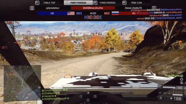 Over Your Shoulder - Binary Scythe - Battlefield 4 (BF4) Spectator Commentary смотреть онлайн