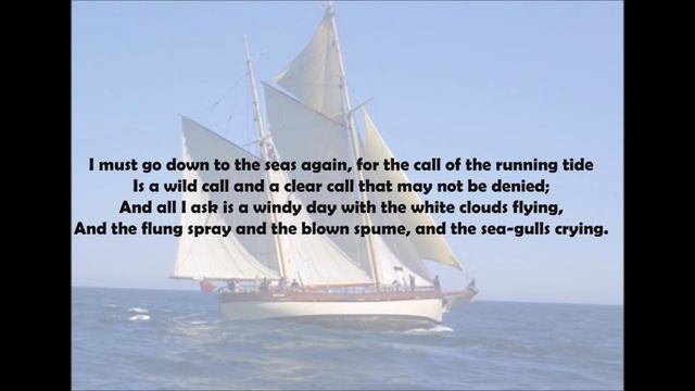 sea fever by John Masefield смотреть онлайн