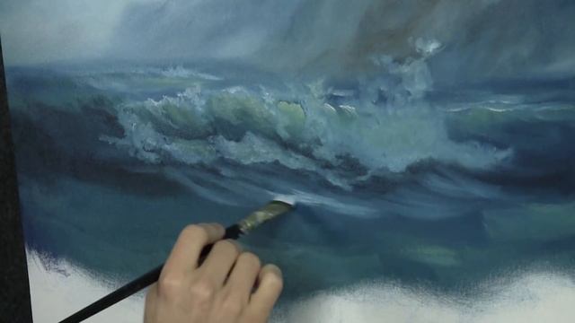 Oil Painting - Windy Seascape - Paint with Kevin Hill смотреть онлайн