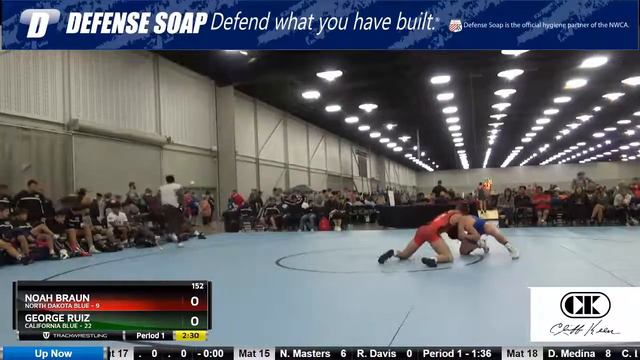 Mat 17 152 Noah Braun North Dakota Blue Vs George Ruiz California Blue смотреть онлайн