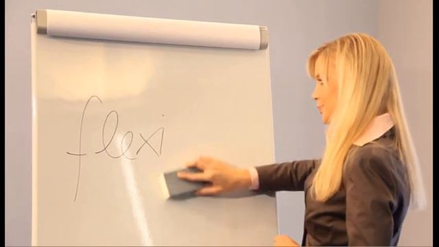 Magnetoplan 12270F13 de Luxe Flipchart mobil, mit Rollen, mit Seitenarmen