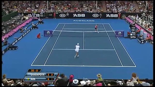 Greta Arn vs Maria Sharapova - 2011 Auckland QF Highlights смотреть онлайн