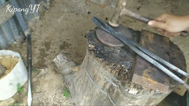 Ep 5  Membuat Penyepit  Besi , Custom Smithing Tong
