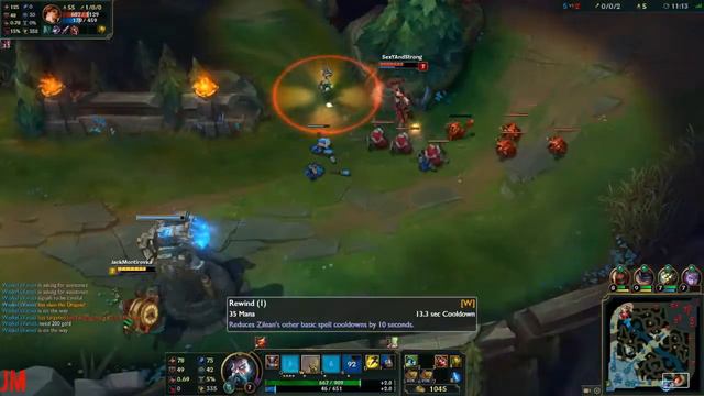 Играем за Zilean в League of Legends смотреть онлайн