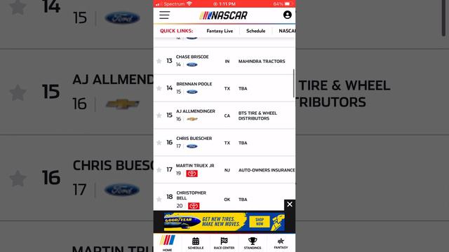 NCS Entry list for Darlington смотреть онлайн