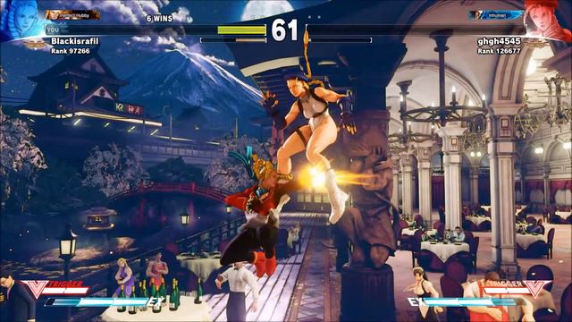 Street Fighter V - Karen (Blackisrafil) vs Cammy (ghgh4545) Ranked Match смотреть онлайн