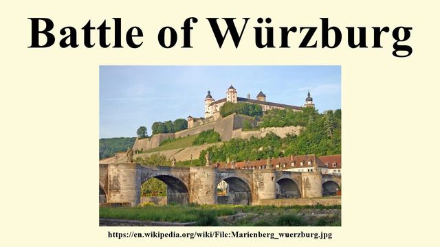 Battle of Würzburg смотреть онлайн
