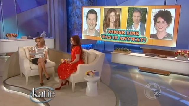 Chadwick Boyd Appears on Katie Show for Fun with Debra Messing смотреть онлайн